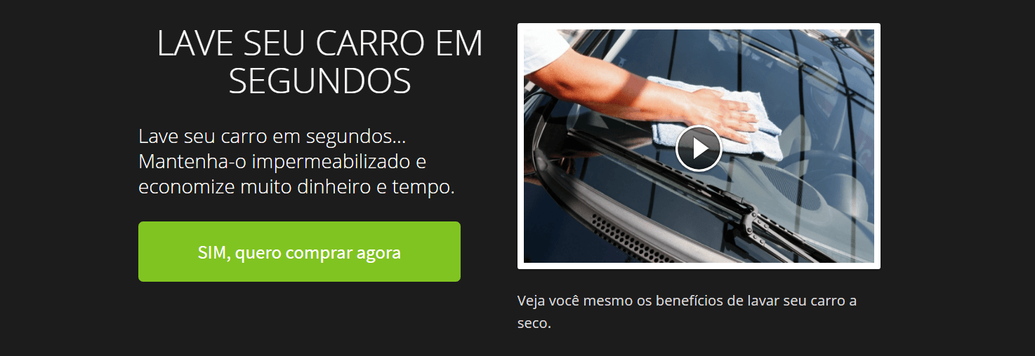 lava a seco lave seu carro em segundos